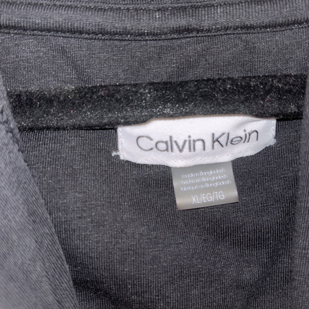 Calvin Klein shortsleeve logo hoodie  dress Sz XL - Picture 5 of 13